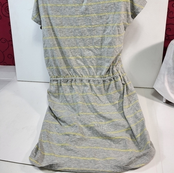 ONLY Grey and Yellow Stripped Dress - Picture 5 of 6